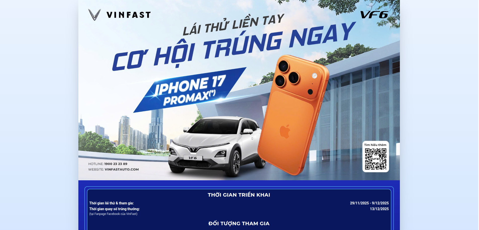 VinFast VF6 — Lái thử & Quay thưởng